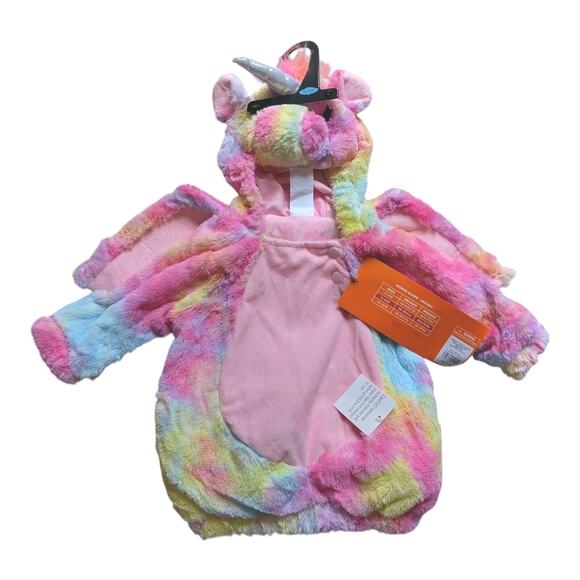 NWT Plush Infant Unicorn Costume, Girls, 6-12M - Picture 1 of 3